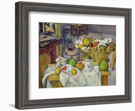 Still Life with Basket, 1888-90-Paul Cézanne-Framed Giclee Print