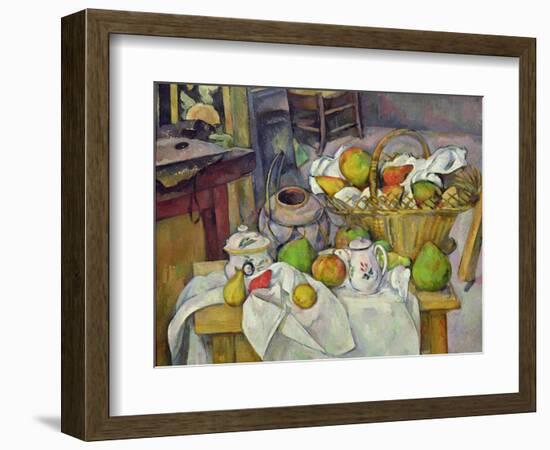 Still Life with Basket, 1888-90-Paul Cézanne-Framed Giclee Print