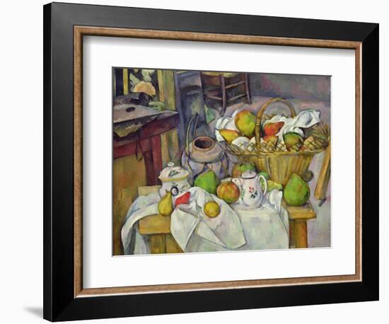 Still Life with Basket, 1888-90-Paul Cézanne-Framed Giclee Print