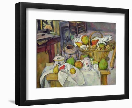 Still Life with Basket, 1888-90-Paul Cézanne-Framed Giclee Print