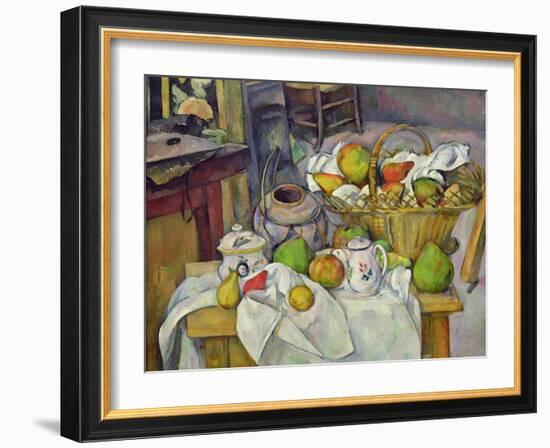 Still Life with Basket, 1888-90-Paul Cézanne-Framed Giclee Print