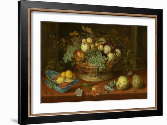 Still Life with Basket of Fruit, 1622-Balthasar van der Ast-Framed Giclee Print