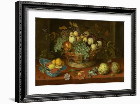 Still Life with Basket of Fruit, 1622-Balthasar van der Ast-Framed Giclee Print