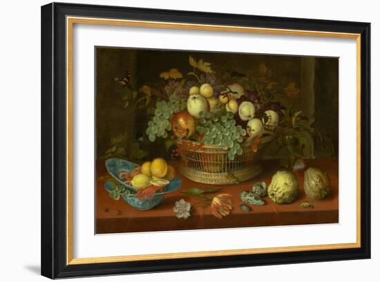 Still Life with Basket of Fruit, 1622-Balthasar van der Ast-Framed Giclee Print