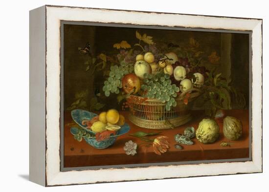 Still Life with Basket of Fruit, 1622-Balthasar van der Ast-Framed Premier Image Canvas