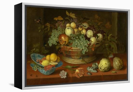 Still Life with Basket of Fruit, 1622-Balthasar van der Ast-Framed Premier Image Canvas