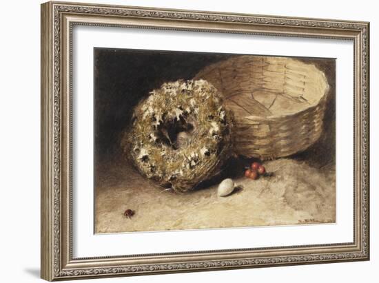 Still-Life with Basket-William Henry Hunt-Framed Giclee Print