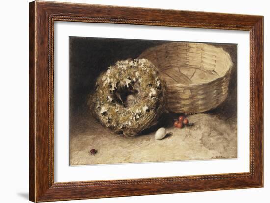 Still-Life with Basket-William Henry Hunt-Framed Giclee Print