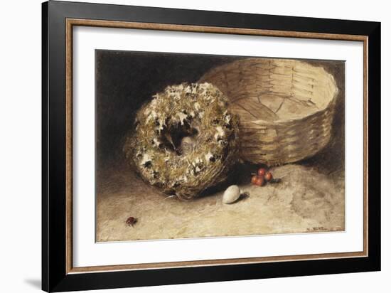 Still-Life with Basket-William Henry Hunt-Framed Giclee Print