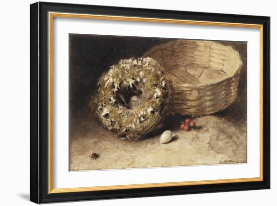 Still-Life with Basket-William Henry Hunt-Framed Giclee Print