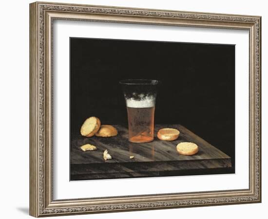 Still Life with Beer Glass-Johann Georg Hinz-Framed Giclee Print