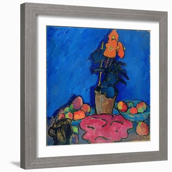 Still Life with Begonia, 1911-Alexej Von Jawlensky-Framed Giclee Print