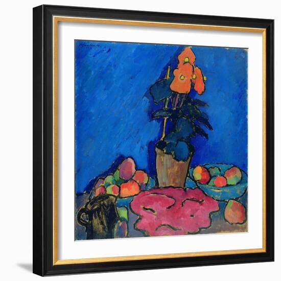 Still Life with Begonia, 1911-Alexej Von Jawlensky-Framed Giclee Print