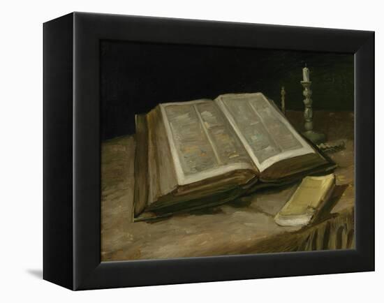 Still Life with Bible, 1885-Vincent van Gogh-Framed Premier Image Canvas