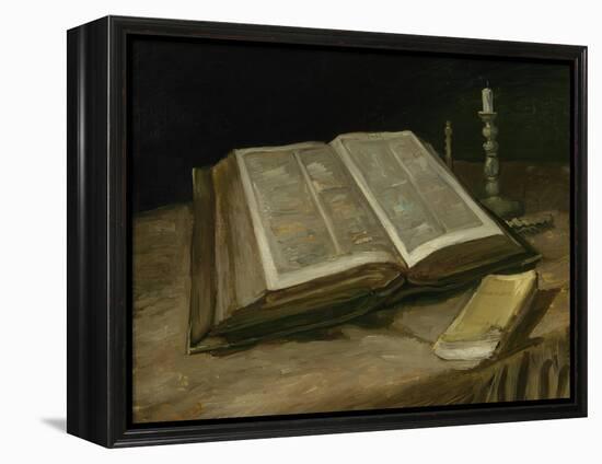 Still Life with Bible, 1885-Vincent van Gogh-Framed Premier Image Canvas