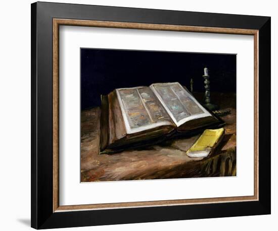 Still Life with Bible-Vincent van Gogh-Framed Giclee Print