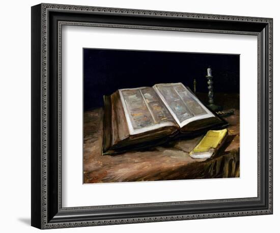 Still Life with Bible-Vincent van Gogh-Framed Giclee Print