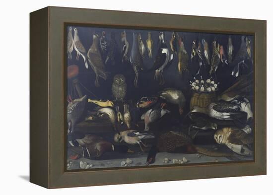 Still Life with Birds-Caravaggio-Framed Premier Image Canvas