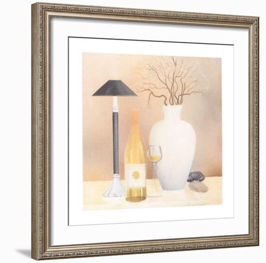 Still Life with Black Lamp-Heinz Hock-Framed Art Print