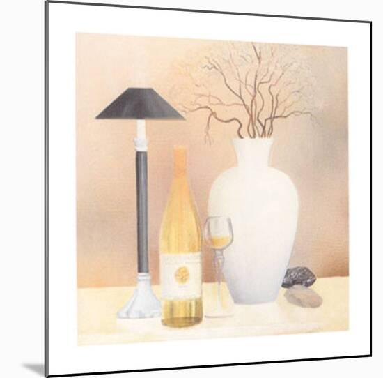 Still Life with Black Lamp-Heinz Hock-Mounted Art Print