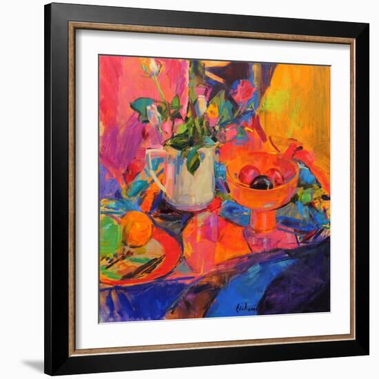 Still Life with Bloomingdale's Bowl-Peter Graham-Framed Giclee Print