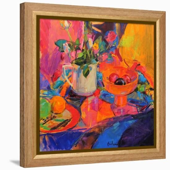 Still Life with Bloomingdale's Bowl-Peter Graham-Framed Premier Image Canvas