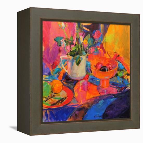 Still Life with Bloomingdale's Bowl-Peter Graham-Framed Premier Image Canvas