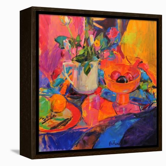 Still Life with Bloomingdale's Bowl-Peter Graham-Framed Premier Image Canvas