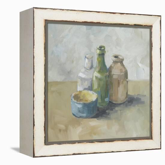 Still life with Blue Bowl-Steven Johnson-Framed Stretched Canvas
