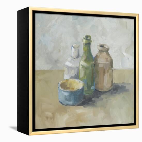 Still life with Blue Bowl-Steven Johnson-Framed Stretched Canvas