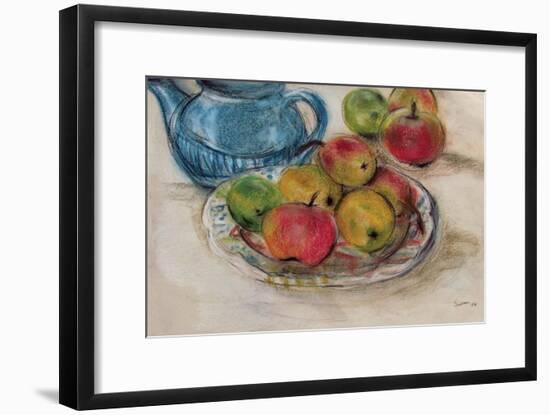 Still Life with Blue Teapot 2-Susan Adams-Framed Giclee Print