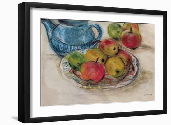 Still Life with Blue Teapot 2-Susan Adams-Framed Giclee Print