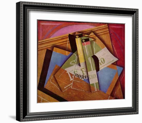 Still Life with Bordeaux Bottles, 1919-Juan Gris-Framed Art Print