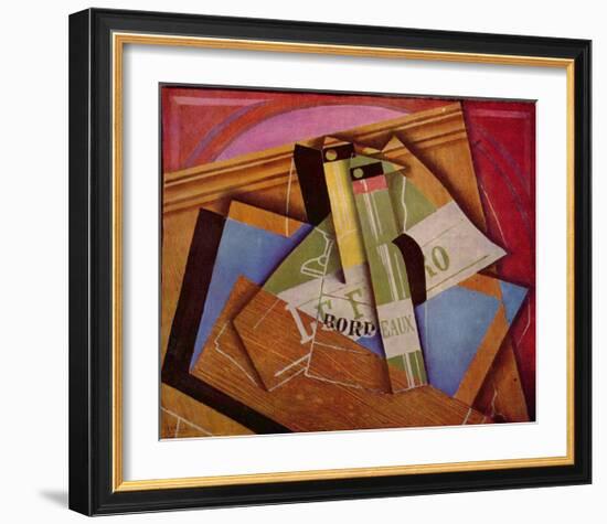 Still Life with Bordeaux Bottles, 1919-Juan Gris-Framed Art Print