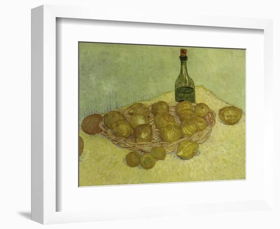 Still-Life with Bottle, Lemons and Oranges, 1888-Vincent van Gogh-Framed Giclee Print