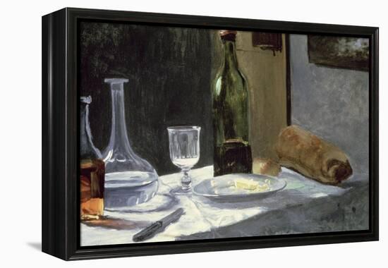 Still Life with Bottles, 1859-Claude Monet-Framed Premier Image Canvas