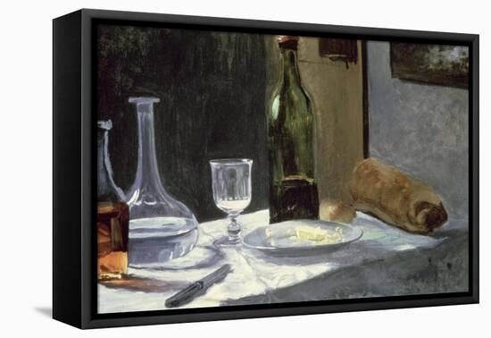 Still Life with Bottles, 1859-Claude Monet-Framed Premier Image Canvas