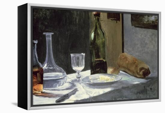 Still Life with Bottles, 1859-Claude Monet-Framed Premier Image Canvas