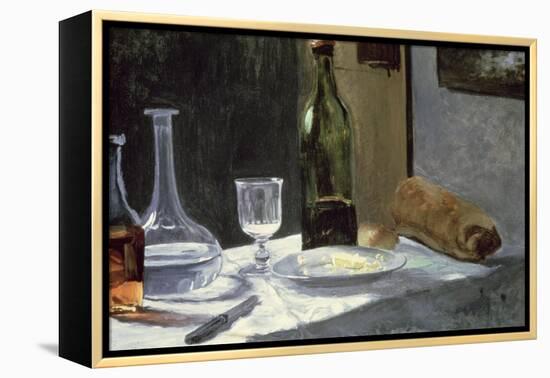 Still Life with Bottles, 1859-Claude Monet-Framed Premier Image Canvas