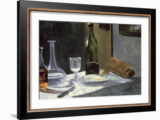 Still Life with Bottles, 1859-Claude Monet-Framed Giclee Print
