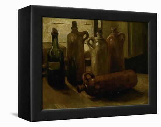 Still-Life with Bottles-Vincent van Gogh-Framed Premier Image Canvas