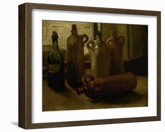 Still-Life with Bottles-Vincent van Gogh-Framed Giclee Print