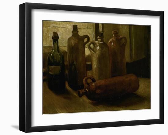 Still-Life with Bottles-Vincent van Gogh-Framed Giclee Print