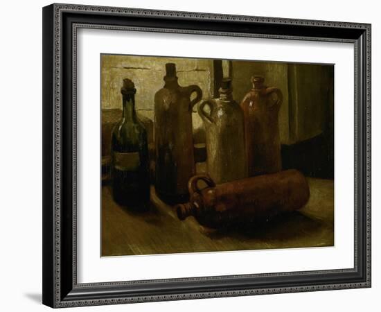 Still-Life with Bottles-Vincent van Gogh-Framed Giclee Print