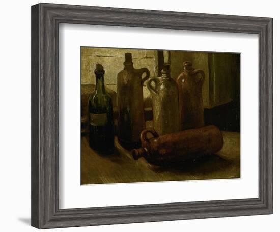 Still-Life with Bottles-Vincent van Gogh-Framed Giclee Print