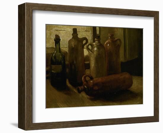 Still-Life with Bottles-Vincent van Gogh-Framed Giclee Print