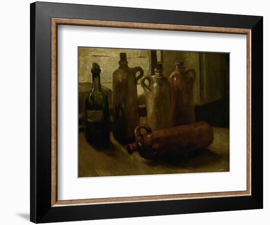 Still-Life with Bottles-Vincent van Gogh-Framed Giclee Print