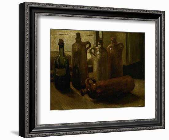 Still-Life with Bottles-Vincent van Gogh-Framed Giclee Print