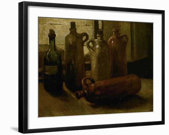 Still-Life with Bottles-Vincent van Gogh-Framed Premium Giclee Print