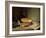 Still Life with Bread, Cheese and a Flagon of Wine-Claude Joseph Fraichot-Framed Giclee Print